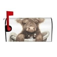 thumbnail image 2 of Lsque Cute Cow Bath Mailbox Cover Standard Size ,Magnetic Mailbox Covers Post Wraps Letter Box Cover -25.5x21 in, 2 of 9