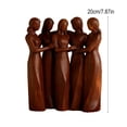 thumbnail image 6 of Dserhfy Sisters by My Side Friendship Figurine Resin 5/6 Sisters Sculpture Best Friend Birthday Gifts for Women Female, 6 of 7