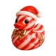 thumbnail image 5 of Estatua de pato navideño de 8 cm, escultura creativa de animal, adorno de resina, decoración para muleta, 5 of 9