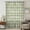 Green, variant on Red Plaid Sheer Curtains 45 Inches Long, Modern Art Checkered Farmhouse Light Filering Curtains, Breathable Simi Curtain Privacy Drapes for Kitchen Bathroom Lightweight Small Window Treatment