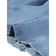 thumbnail image 5 of Chaqueta de mezclilla elástica para mujer INSPIRE CHIC con solapa, un botón y mangas largas, color azul claro, talla M, 5 of 6