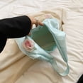 thumbnail image 2 of Bolso Hombro para Mujer Mano Flores Hobo Sólido Nailon Viajes () Azul, 2 of 6