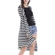 thumbnail image 5 of para proteger de Punto Cardigan Suéter para Oficina Tejido Suave Ropa de Mujeres Raya, 5 of 7