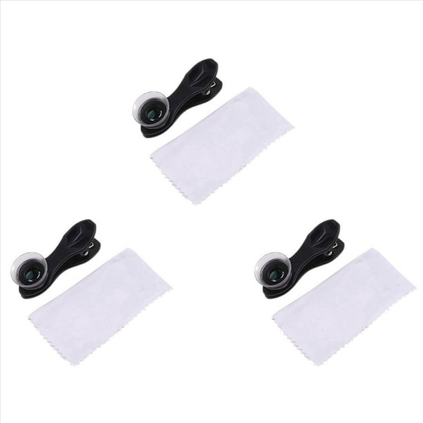 3X Lente de Telefono 2 en 1 Clip-en 12 X Macro + 24 X Super Macro Kit de Lentes para /6S / 6S Plus Ios Android Telefonos Inteligentes 24