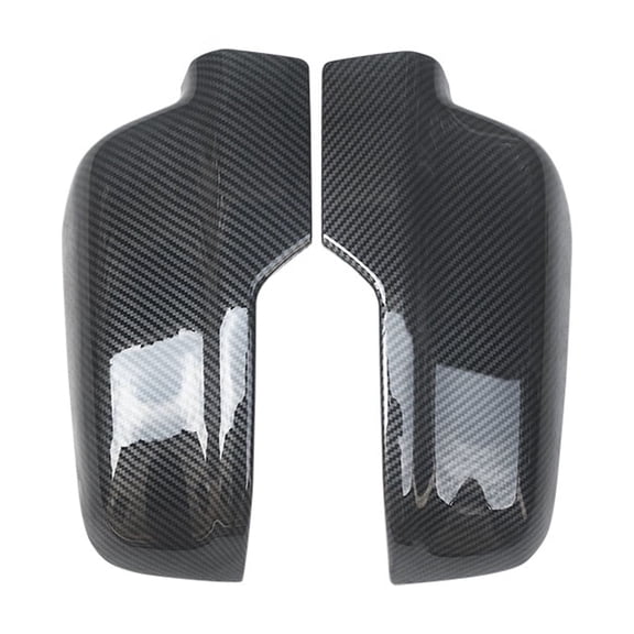NINTE Mirror Covers for 2019-2023 Dodge Ram 1500 Mirror Overlay Carbon Fiber Look Style