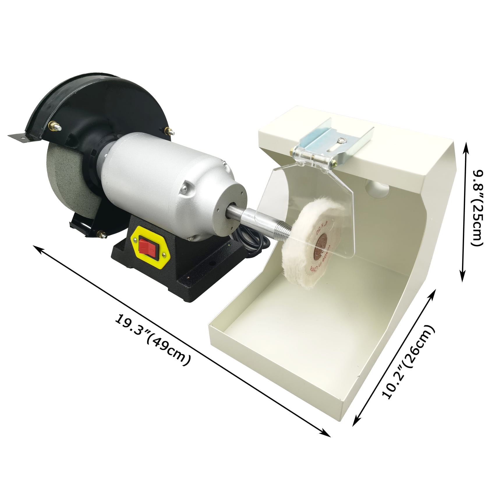 Polisseuse Dentaire Laboratoire 3000 Tr/min - 550W 110V - Garantie 3-4 Ans - Neuf