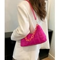 thumbnail image 4 of Kukuzhu Quilted Shoulder Tote Bag for Women Padding Down Cotton Hobo Bag Solid Color Casual Cute Clutch, 4 of 7