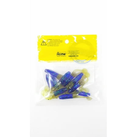 Kalin s Freshwater 1.75 in. Triple Threat Soft Plastics Crappie Scub Grub June Bug 10ct Lake