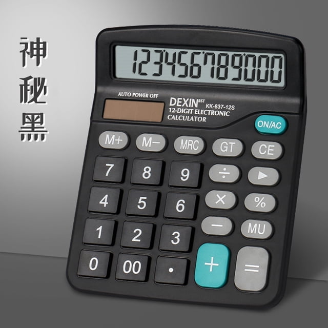Calculadora Comercial Jadeshay Escritorio Solar Estándar 12 Funciones Básica