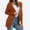 Brown, variant on Gift for Girls Ofreoo Womens Cardigan Sweaters Casual Long Sleeve Solid Pocket Ladies Fall Outfits for Women 2024