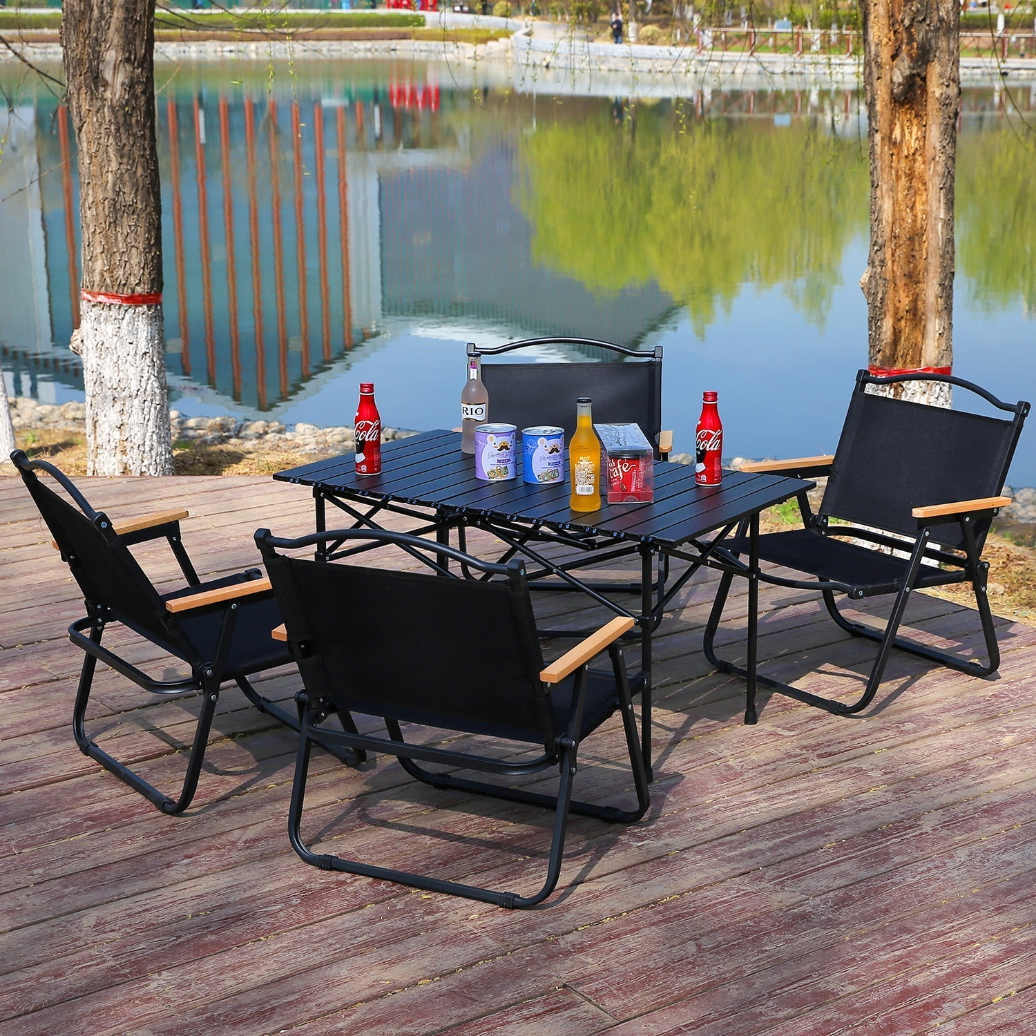 FELICON 310 lb Heavy Duty Camping Beach Folding Chairs USA