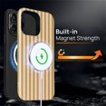 thumbnail image 5 of for iPhone 15 Pro Max Case,Compatible with MagSafe,Cute Striped Phone Case Shockproof Soft TPU and Hard PC Protective Phone Cover for Women Girls,Pink Green Stripes, 5 of 5