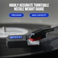 thumbnail image 4 of Professional Digital Turntable Stylus Tracking Force Gauge Record Player Needle Cartridge Vertical Pressure Weight Scale Vinyl Record Stylus alignment w/ LCD Backlight for Tonearm Phono Cartride, 4 of 7