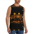 thumbnail image 2 of Kdxio Happy Halloween for Men's Muscle T-shirt,Sleeveless for Workout Running Athletic Gym Lounge Casual, 2 of 7