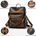 thumbnail image 5 of Dora & Liz Mochila para mujer Monedero Mochila de cuero Monedero para mujer Mochila de moda de viaje Bolsos de hombro de diseñador para mujer, 5 of 5