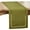 Green, variant on Fennco Styles Solid Color Laser-Cut Hemstitch Design Table Runner - Modern Table Cover for Home Décor, Everyday Use, Wedding, Banquet, Holiday and Special Occasion