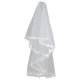 thumbnail image 1 of Blanco Codo Velo Nupcial Boda Sin Peine Borde Apliques De Encaje Sunnimix Codo Velos, 1 of 8