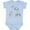AE-Light Blue, variant on Ski Bum Boys or Girls Baby Bodysuit