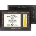 thumbnail image 3 of GraduationMall 11 x 17 Mahogany Diploma Frame with Tassel Holder 8.5 x 11, 3 of 6