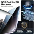 thumbnail image 4 of [2+2Pack] KisonovaGuard for iPhone 17 Screen Protector and Camera Lens Film[Privacy Tempered Glass Protector][9H Hardness][No-Bubble][3D Full Coverage]for iPhone 17, 4 of 7