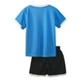thumbnail image 4 of TSSOE Kids Boys Soccer Jersey 2 Piece Clothing Set Football Uniform Athletic Quick Dry Shirts and Sky Blue XS, 4 of 7