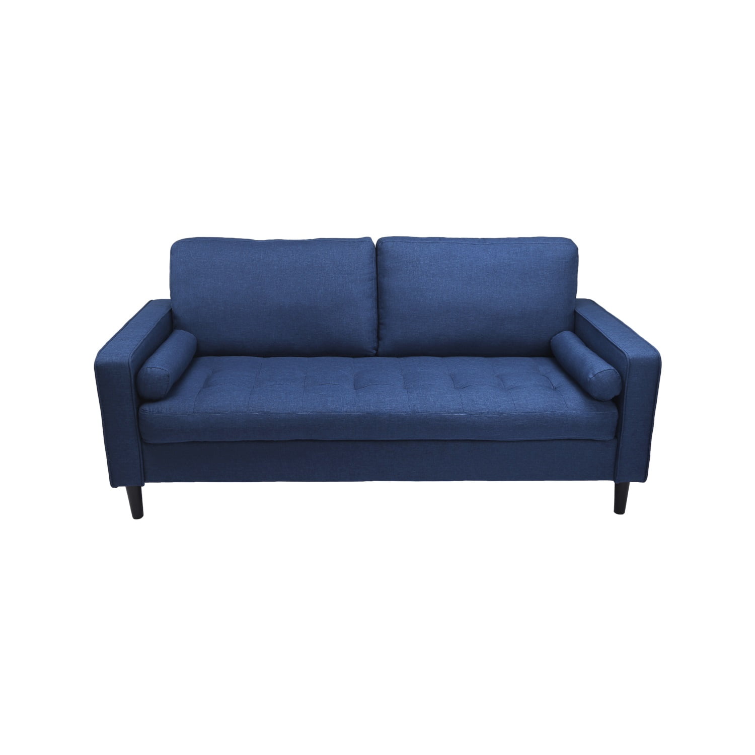 Kadyn 2pcs fabric Sofa Set, Modern fabric Sofa Bed, Upholstered Sofa Bed Couch for Bedroom, Navy Blue Kadyn 2pcs fabric Sofa Set, Modern fabric Sofa Bed, Upholstered Sofa Bed Couch for Bedroom, Navy Blue