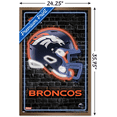 thumbnail image 3 of NFL Denver Broncos - Neon Helmet 23 Wall Poster, 22.375" x 34" Framed, 3 of 5