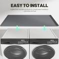 thumbnail image 2 of Washer Dryer Countertop, 51.2" x 25.6" Large Washer and Dryer Covers for The Top, Non-Slip Waterproof Silicone Dryer Top Protector Mat, Washer Dryer Topper for Laundry Room Kitchen Home（Gray）, 2 of 14