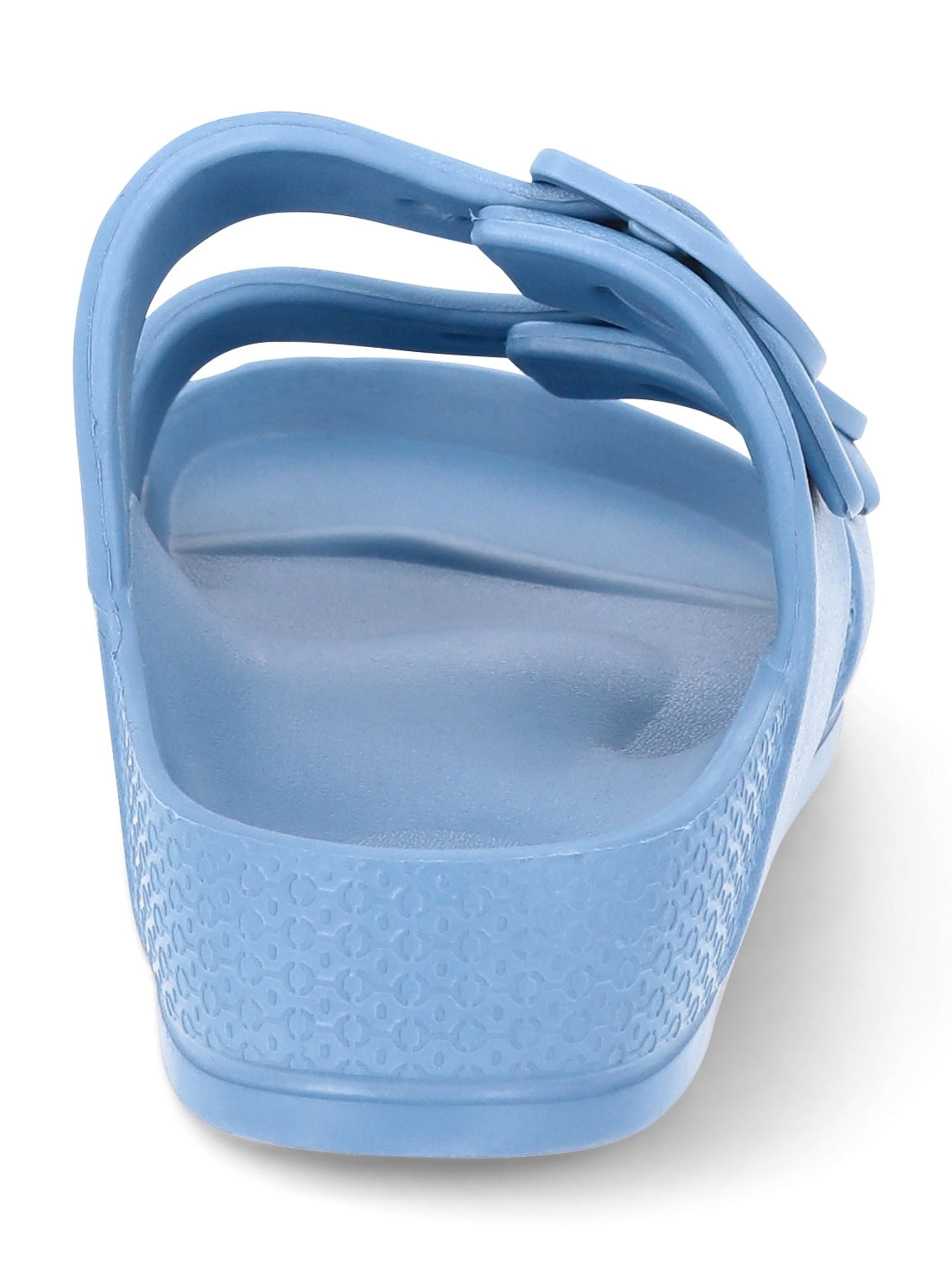 No Boundaries Women's Two Buckle EVA Slide Sandals