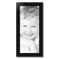 thumbnail image 2 of ArtToFrames 11" x 26" Satin Black Reverse Step Picture Frame, 11x26 inch Black Wood Poster Frame (WOM-1419), 2 of 7