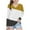 Yellow B, variant on Ashirexll Long Sleeve Shirts Winter Tops for Girls 2-14 Years Stripe Fashion Casual V-Neck Long Sleeve Top for Spring and Fall