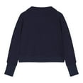 thumbnail image 4 of Sweatshirt for Boys Long Sleeve Zipper Navy Sweatshirt Kids Crewneck Sweatshirts Pullover Tops Warm Fall Winter Clothes Preppy Sweatshirts for Girls 160 Boys Girls Fashion, 4 of 4