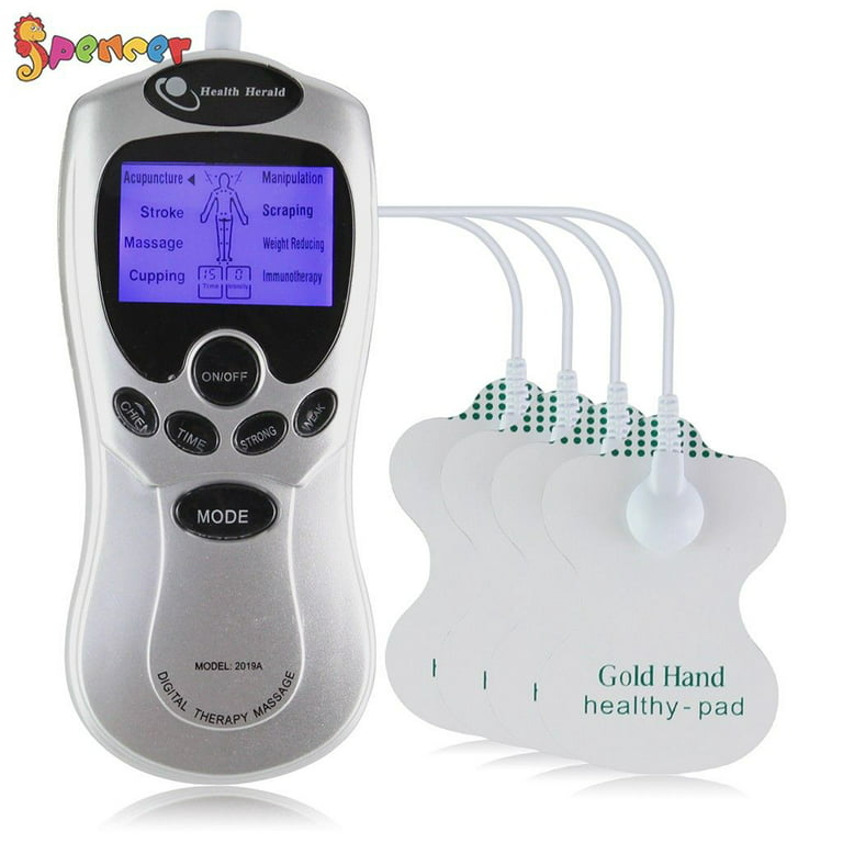 TENS Unit Muscle Stimulator Therapy Pain Relief Electronic Pulse Massager  Health