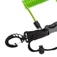 thumbnail image 2 of Loss Resistant Spring Coil Rope Portable Outdoor Activities Scuba Diving Lanyard Transparent Green, 2 of 8