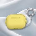 thumbnail image 4 of for Airpods case Clear,Shockproof Case for Airpods Pro 2nd Generation 2022 case,Full Protective Soft TPU Drop Protection Accessories Case with Keychain Charging Case for Women Girls Men,Yellow, 4 of 6