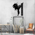 thumbnail image 2 of Craftnamesign Custom Girl Karate Martial Arts Metal LED Light, Personalized Karate Name Sign Decor, 2 of 5