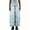 Light Blue, variant on Stralyhd Jeans Women High Waist Wide Leg Floral Print Ruffle Hem Denim Pants 2026 Y2K Baggy Patchwork Jeans Green XXL