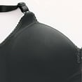 thumbnail image 4 of Bras, Women'S Wirefree Adjustable Support Thin Cotton Cup Bra With Side Shaping & Smooth Front Accent, Everyday Comfort Bra Large Size Low Impact Sports Bras Underwear Bras (46, Black) ZMTing, 4 of 4
