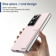 thumbnail image 2 of Designed For Samsung Galaxy Z Fold 7 Phone Case,With Screen Protector,Retractable Kickstand,Lens Protection,Hard PC Rugged Shockproof Anti-fall Thin Fit Phone Case Cover,Pink, 2 of 12
