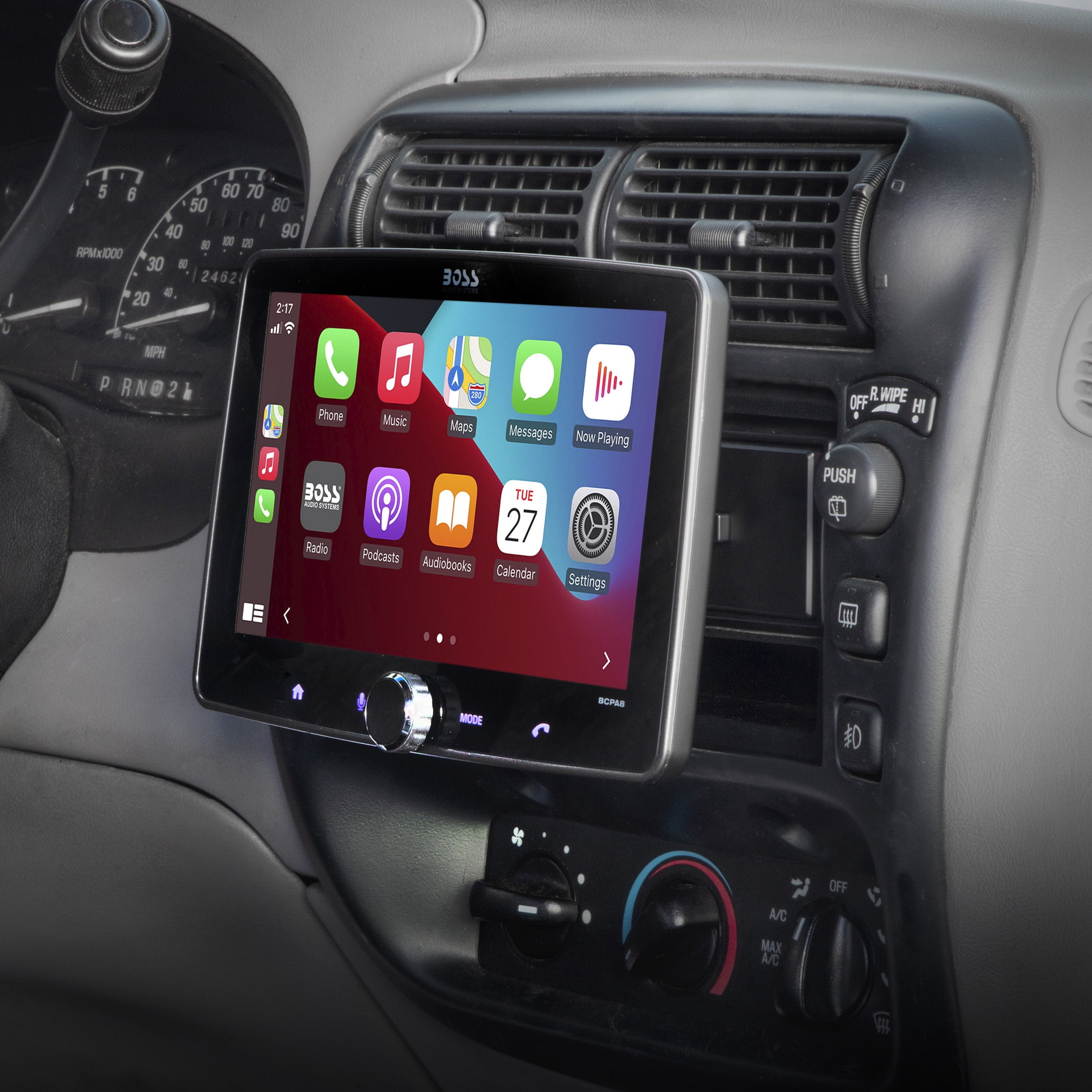 Scosche Single DIN Dash Kit & Pocket Compatible w/ '95-11 Ford/Lincoln/Mazda/Mercury FD2080-WM1