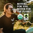 thumbnail image 4 of Death Wish Coffee, Organic and Fair Trade Espresso Roast Whole Bean Coffee, 16 oz, 4 of 7