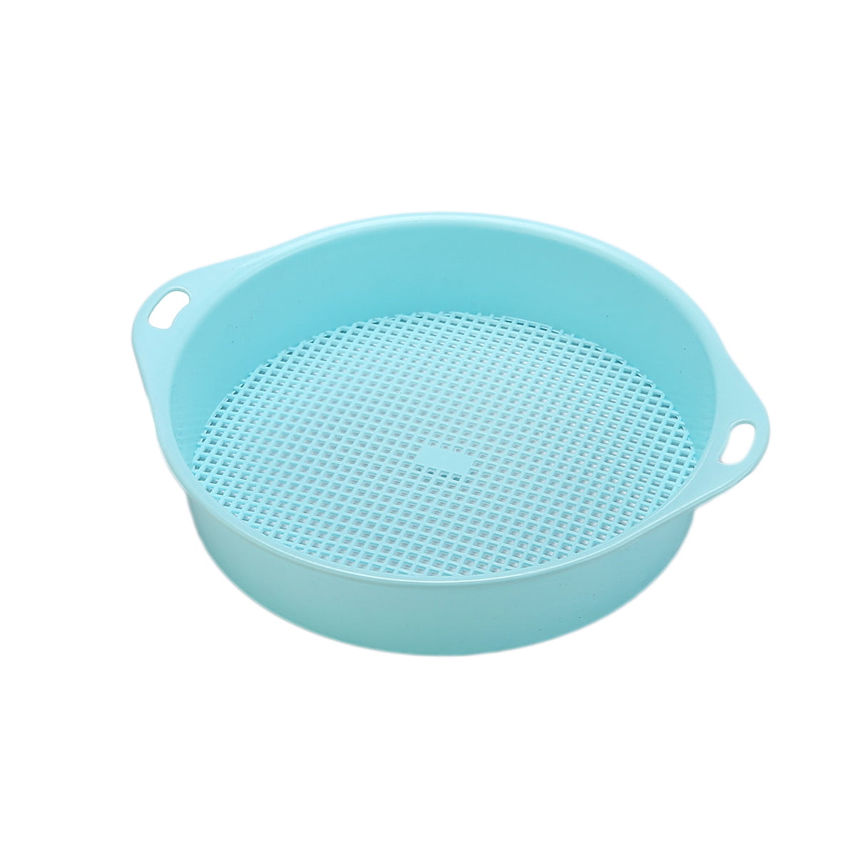 OUNONA Sifter Garden Soil Sieve Mesh Compost Sifter Pan Toolsets Sand
