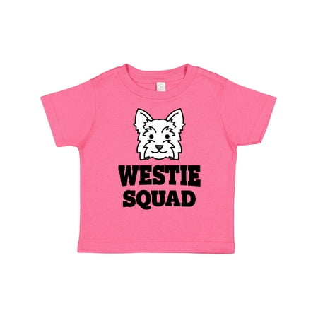 

Inktastic Dog Westie Squad Gift Toddler Boy or Toddler Girl T-Shirt