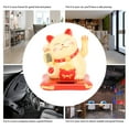 thumbnail image 3 of Solar Powered Cute Waving Fortune Cat Car Desktop Decoration Gift Japanese Lucky Cat for Home Car Shops Stores Display Fortune, 3 of 8