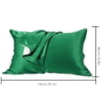 thumbnail image 2 of Funda de almohada multicolor de poliéster, funda de almohada de repuesto para cama, accesorios para ropa de cama, verde negruzco sidaley HA7061-07B, 2 of 7