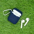 thumbnail image 2 of Mississippi Ole Miss Rebels Engraved Silicone Case Cover Compatible with Apple AirPods Gen 1 & 2 (Navy) by Affinity Bands, 2 of 4