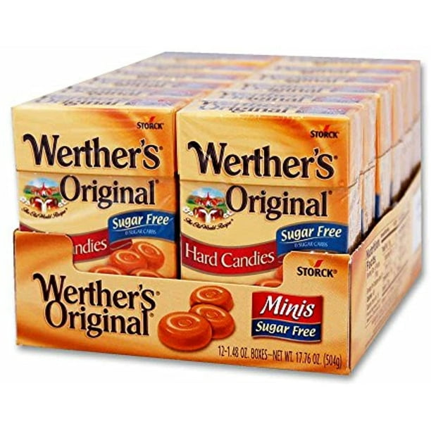 Werthers Sugar Free Mini Caramel Candies Walmart com