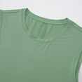 thumbnail image 3 of Sakmal Green Tank Tops Men Under $5 Green Crew Neck Camisole Stringer Muscle Lightweight Solid Breathable Sleeveless T Shirts for Men, 3 of 7