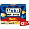 Act II Mini Bags Butter Microwave Popcorn, 1.09 oz., 12-Count Bags