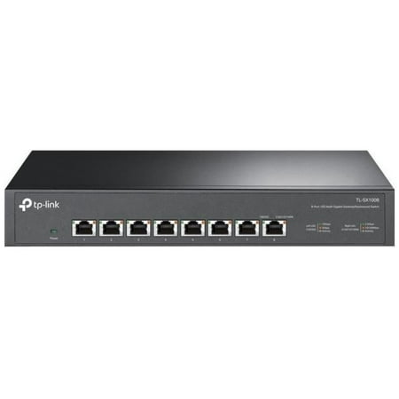 UPC: 0845973088064 | TP-Link TL-SX1008 | 8 Port 10G/Multi-Gig Unmanaged Ethernet Switch | Desktop/Rackmount | Plug & Play | Sturdy Metal Casing | Limited Lifetime Protection | Speed Auto-Negotiation